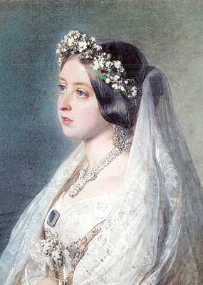 Queen Victoria as a bride